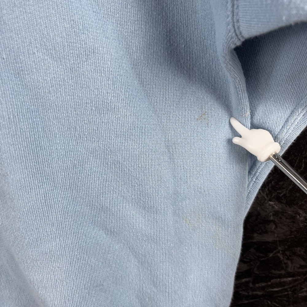 Polo Ralph Lauren Women's Blue Polo Bear Fleece Hoodie XXL -Flaws - Picture 6 of 8